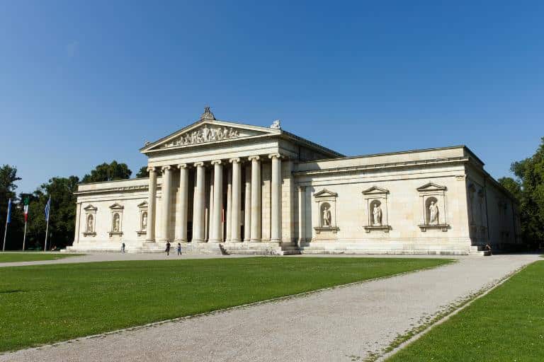 Exterior of Glyptothek in Munich