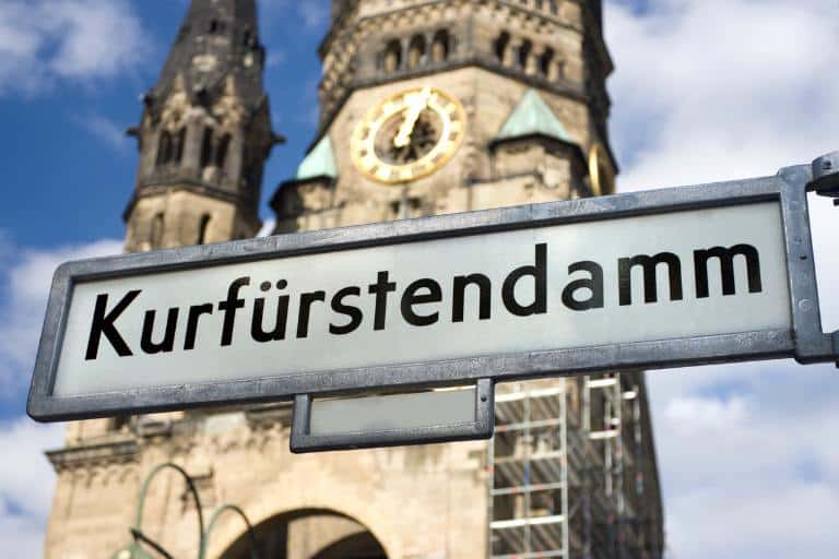 kurfürstendamm sign berlin