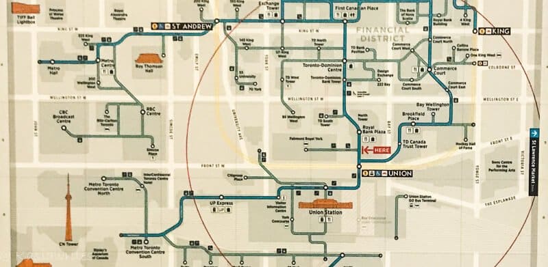 map of the path tunnels