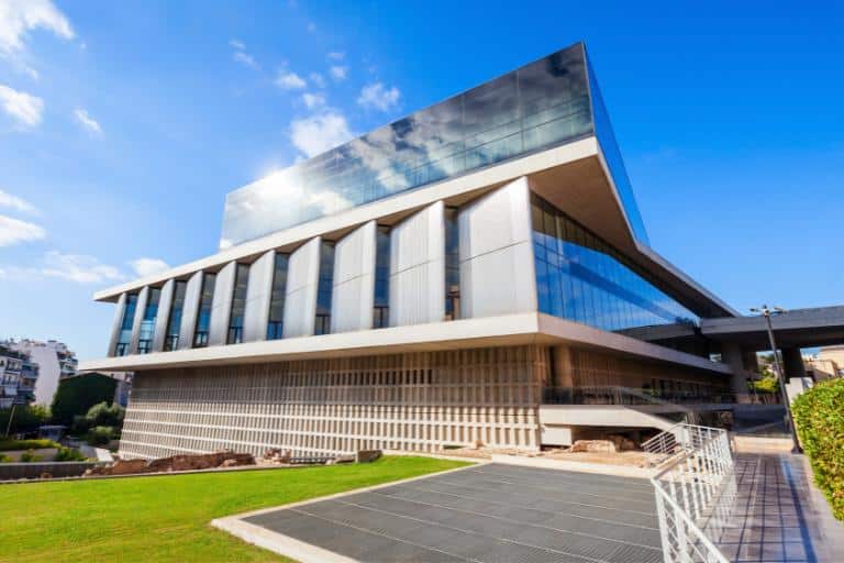 the new acropolis museum in Athens