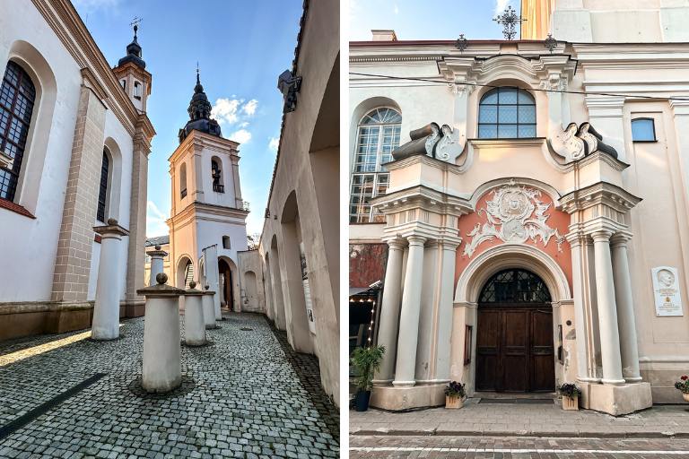 church courtyard and entry way