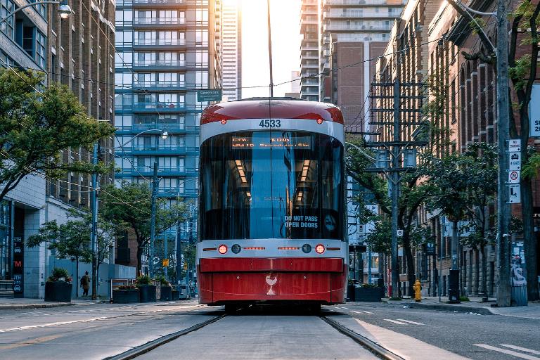 street car on King st toronto