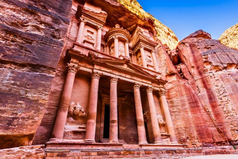 Petra rock temple