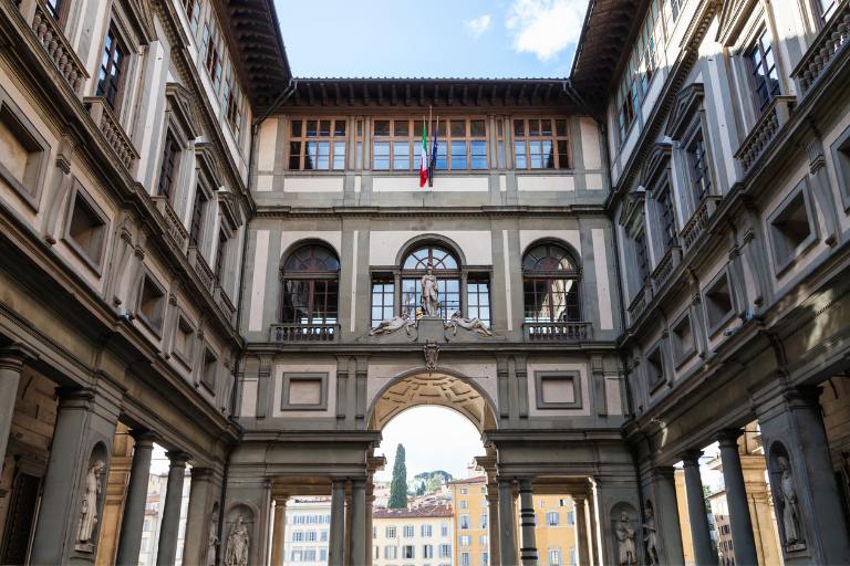 Exterior of the Uffizi Gallery