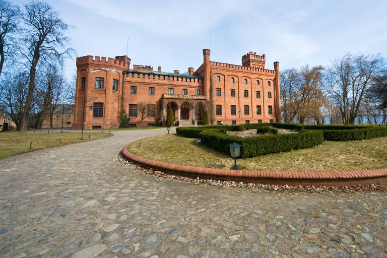 Rzucewo castle in Poland