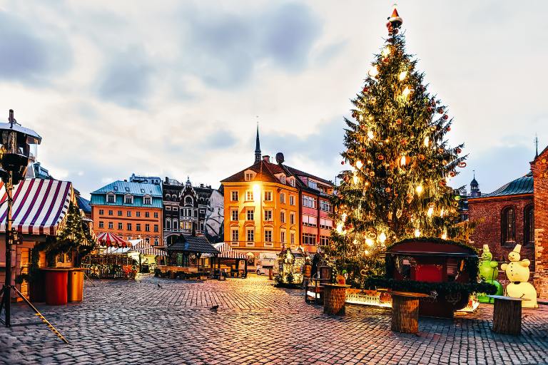 riga christmas market dome square