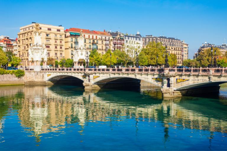 a bridge in San Sebastian