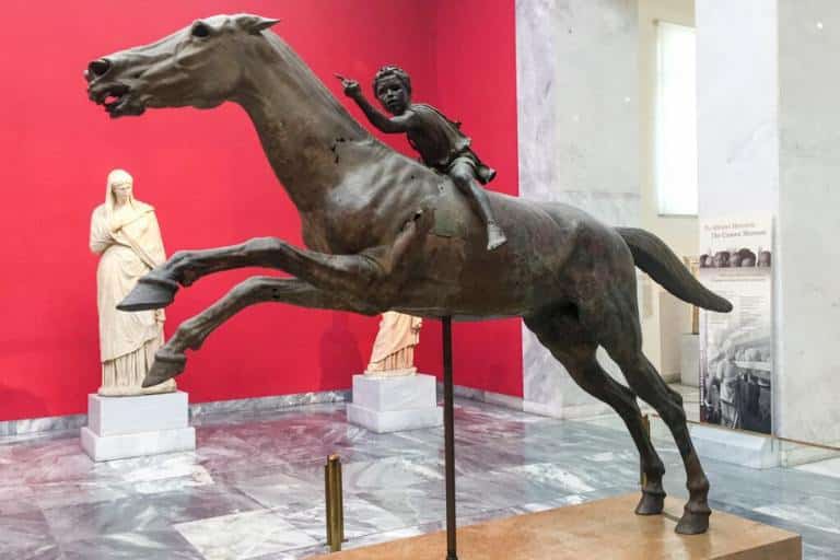 display at the athens museum