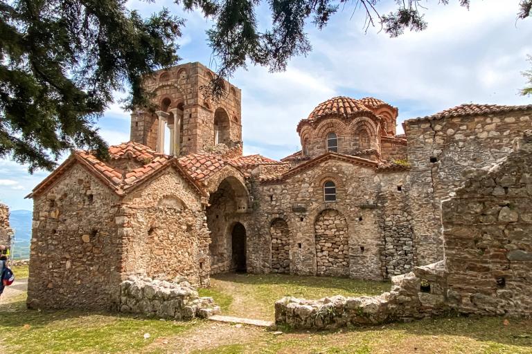 church ruins in mystras