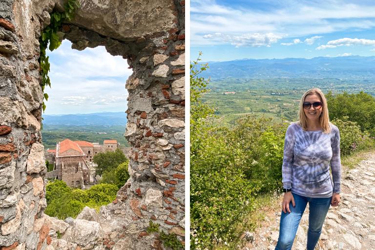 mystras castle archeological site