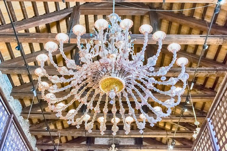 murano glass chandelier