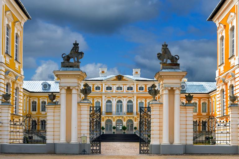 Rundale Palace Museum in Lativa