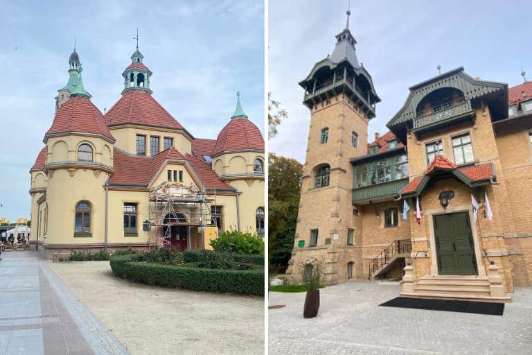 pretty buildings in sopot