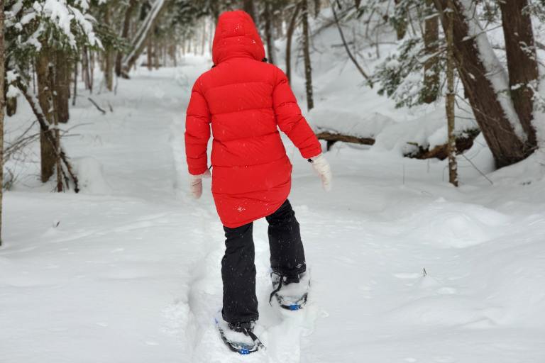 snowshoeing