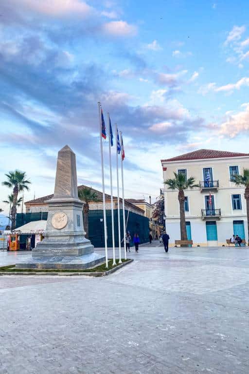 square in nafplio