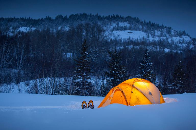 winter camping