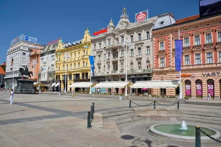 Jelacic square zagreb