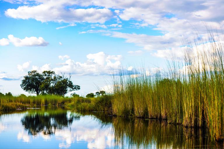 lake in botswana