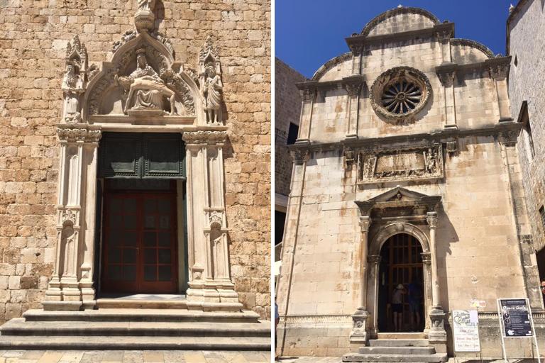 church doors in dubrovnik