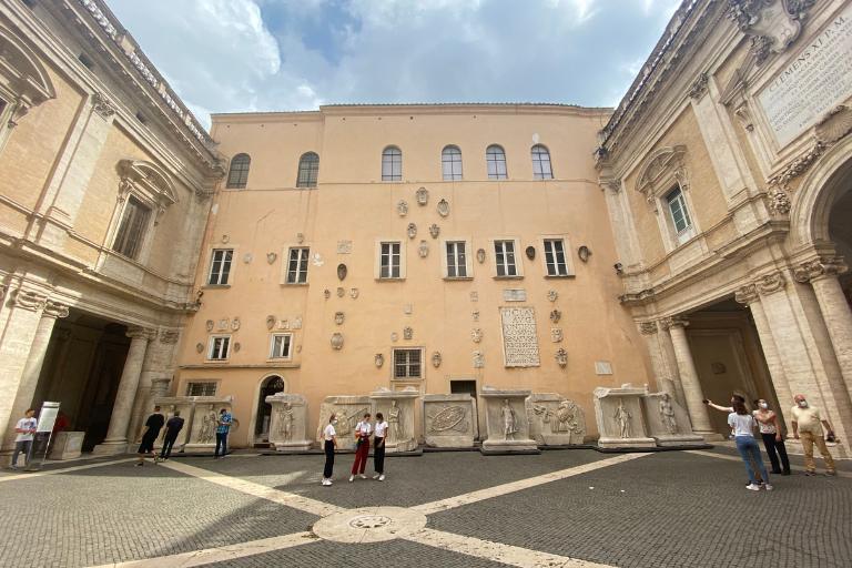 courtyard of the capitoline museums