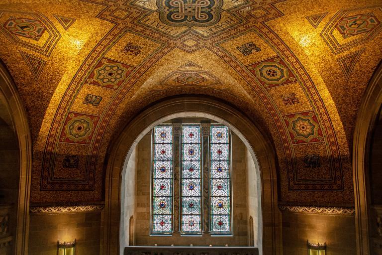 lobby of the ROM museum