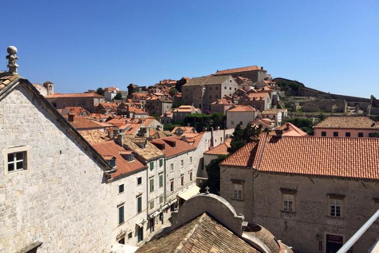 red rooftops in dubrovnik