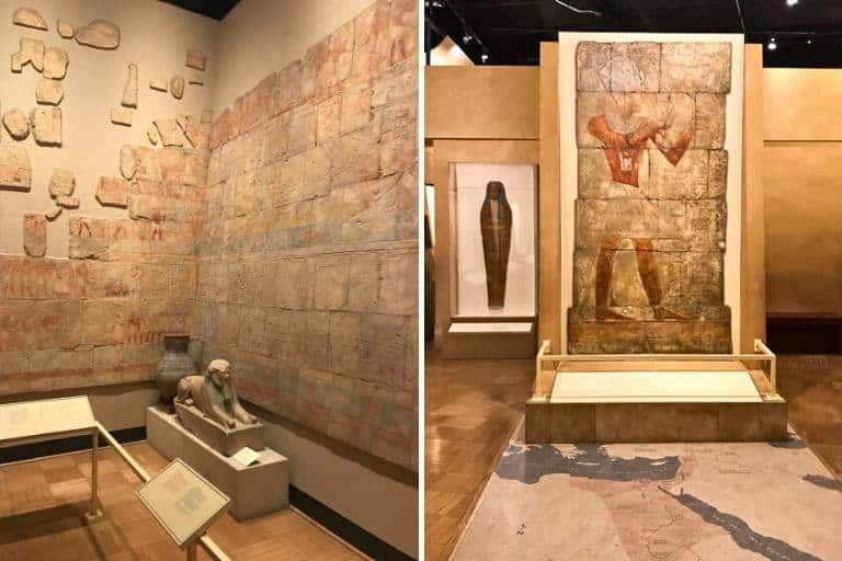 Egyptian display at the ROM