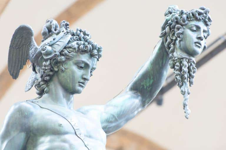 perseus with medusa head