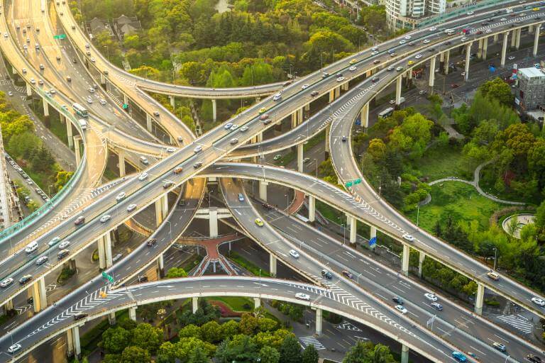 shanghai road intersection