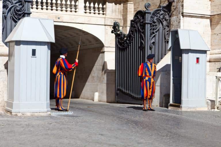 Swiss Guards on Duty